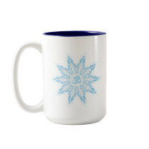 "Om Snowflake" Coffee Mug