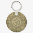 Om Star Keychain by SpunkyMonkeyShop Om Star Keychain