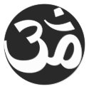 Om Stickers by thehealinghand Om Stickers