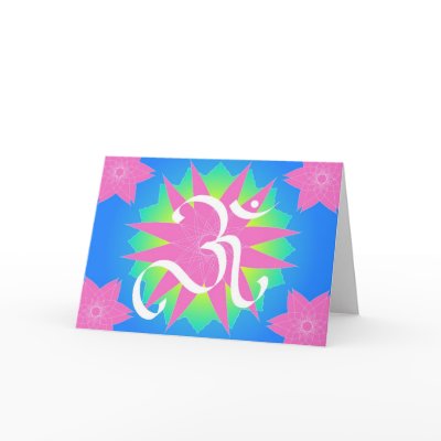 OM symbol Cards by cycreation