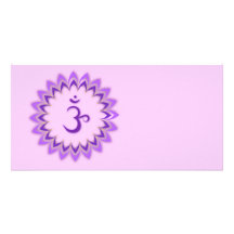 Om Symbol / Crown Chakra Photo Cards