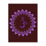 Om Symbol / Crown Chakra Postcard