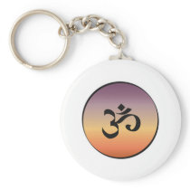 Om Symbol Keychain
