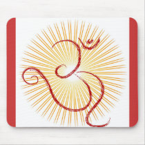 OM symbol mousepads