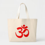 Om Symbol Mystical Sound in Hindu and Buddhism Bag