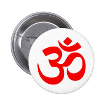 Om Symbol Mystical Sound in Hindu and Buddhism Pin