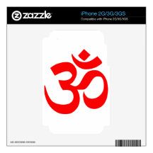 Om Symbol Mystical Sound in Hindu and Buddhism iPhone 3G Decal