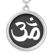 Om Symbol Necklace Pendant necklaces