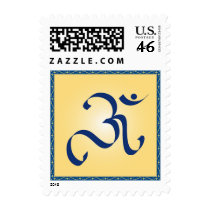 OM symbol postage