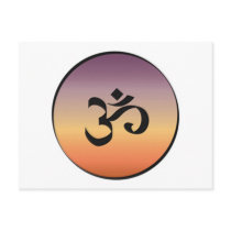 Om Symbol Post Cards