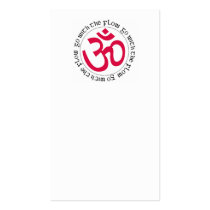 Om Symbol & Slogan business cards