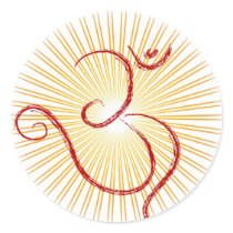 OM symbol Stickers