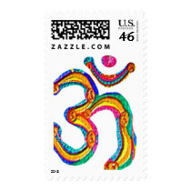 Om - Universal Healing Mantra Stamp