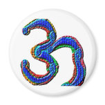 om V2 - Universal Healing Mantra Refrigerator Magnets