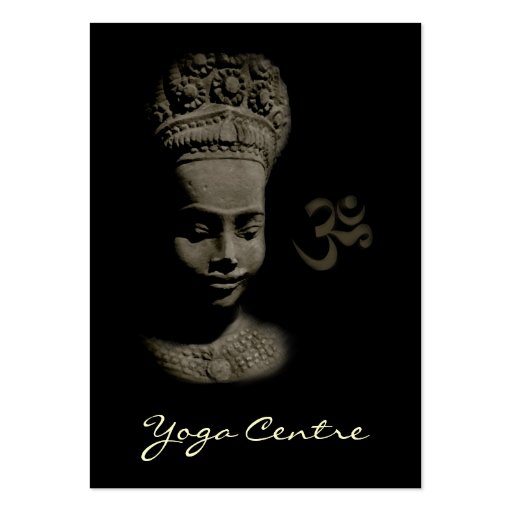 OM Yoga Centre Business Card (front side)