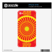 OM Yoga design iPhone 4S Decal