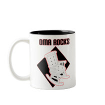 Oma Rocks mugs