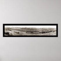 Omaha NE Stockyards Photo 1916 Print
