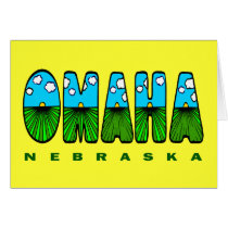 OMAHA NEBRASKA GREETING CARD