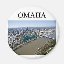OMAHA nebraska Magnets