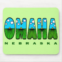 OMAHA NEBRASKA MOUSE PADS