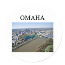 OMAHA nebraska Sticker