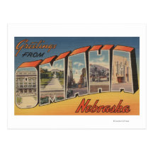 Omaha, NebraskaLarge Letter ScenesOmaha, NE Post Cards