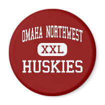 Omaha Northwest - Huskies - High - Omaha Nebraska magnets
