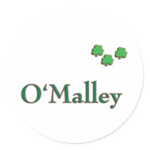 O'Malley Family Stickers by irish_names O'Malley Family Stickers