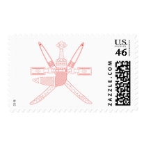 Oman coat of arms postage by sergemayifuila Oman coat of arms postage