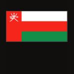Oman Flag Map Spaghetti Top