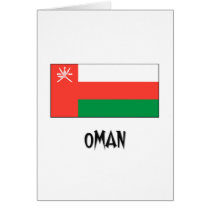 Oman Flag cards