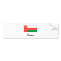 Oman Flag Design bumper stickers