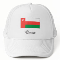 Oman Flag Design Hats