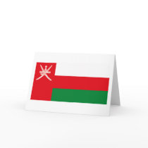 Oman Flag Greeting Card