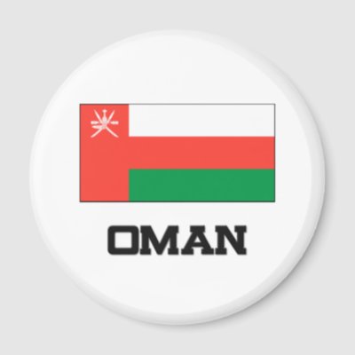 Oman Flag Fridge Magnets by