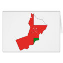Oman flag map cards by FlagStore Oman flag map cards