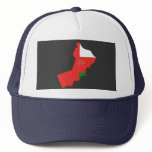 Oman flag map hats