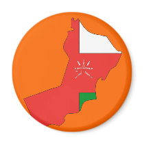 Oman flag map magnets by FlagStore Oman flag map magnets