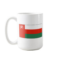 Oman Flag & Map Mug