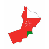 Oman flag map t-shirts by FlagStore Oman flag map t-shirts