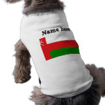 Oman Flag Pet Tshirt