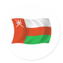 Oman Flag Sticker by LivingFlags2 Oman Flag Sticker