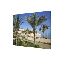 Oman, Muscat, Al, Jissah. Shangri, La Barr Al, Canvas Print