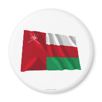 Oman Waving Flag magnets by Vexillophile Oman Waving Flag magnets