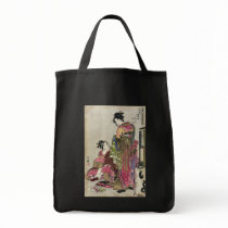 Omando – Ogie Oiyo and Takeji by Utamaro Tote Bags