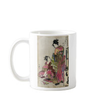 Omando – Ogie Oiyo and Takeji by Utamaro Coffee Mugs