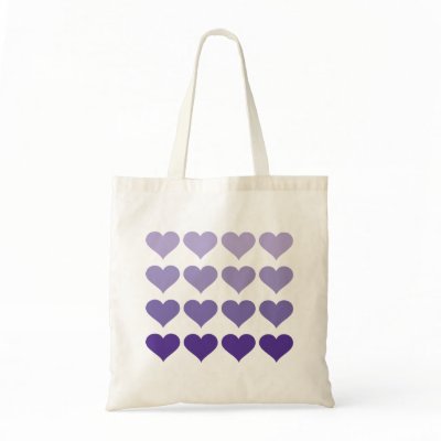 Ombre Hearts -Wedding Tote Bag
