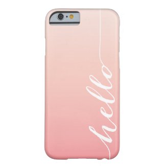 OMBRE HELLO | IPHONE 5 CASE iPhone 6 CASE