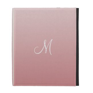Ombre Pink iPad Folio Cover